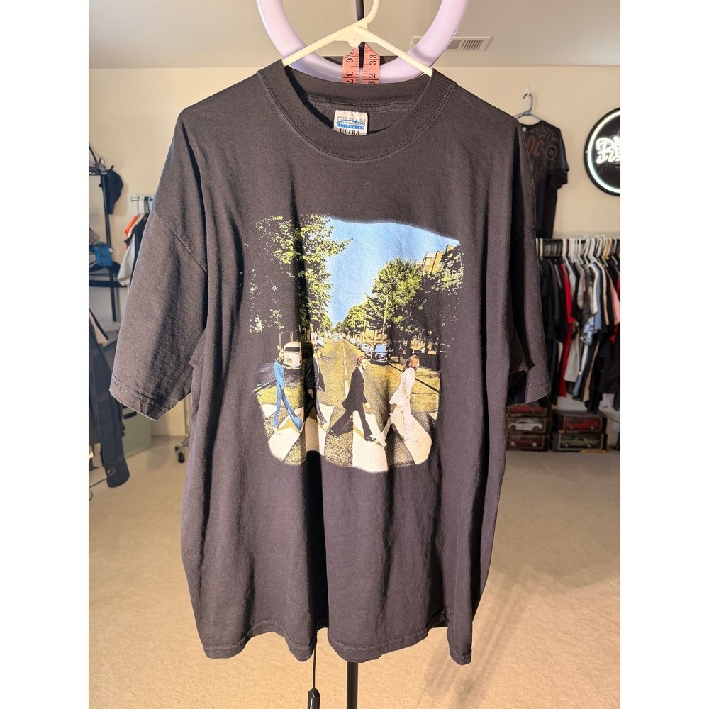 The Beatles Abbey Road Tee | 2000 Licensed | Double Sided XXL Gildan Heavyweight